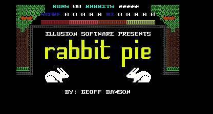 Rabbit pie Title Screen